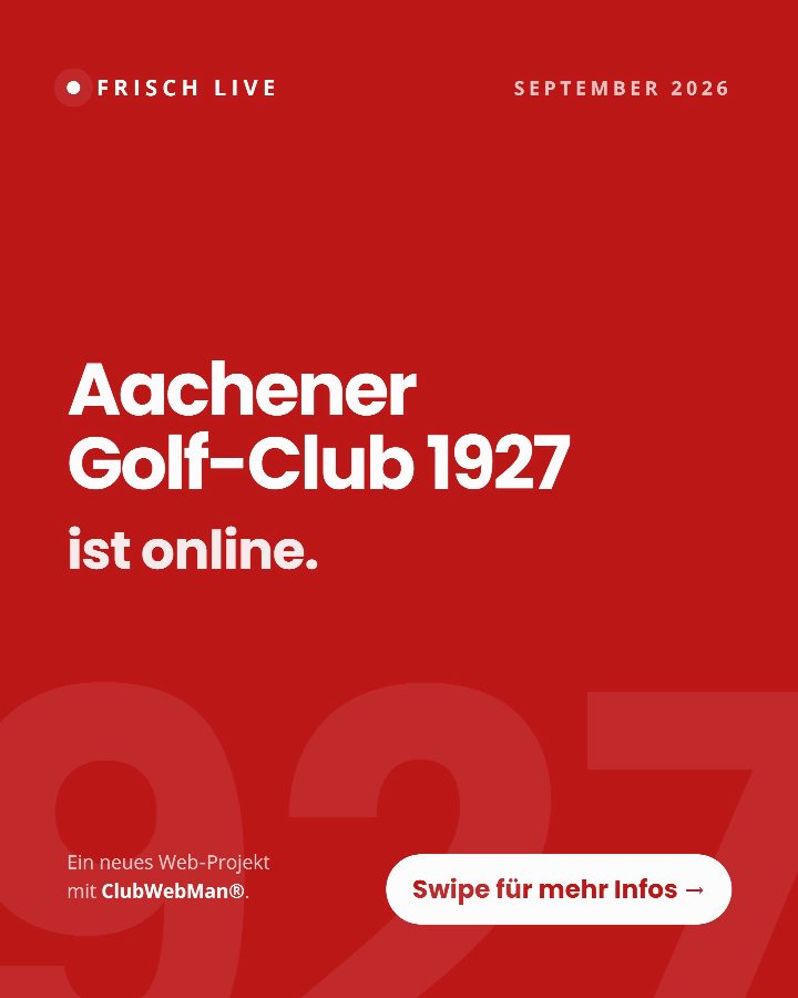 ⛳ Neu online: aachener-golfclub.de Der Aachener Golf-Club 1927 gehört zu den ältesten Golfclubs Deutschlands – sein…